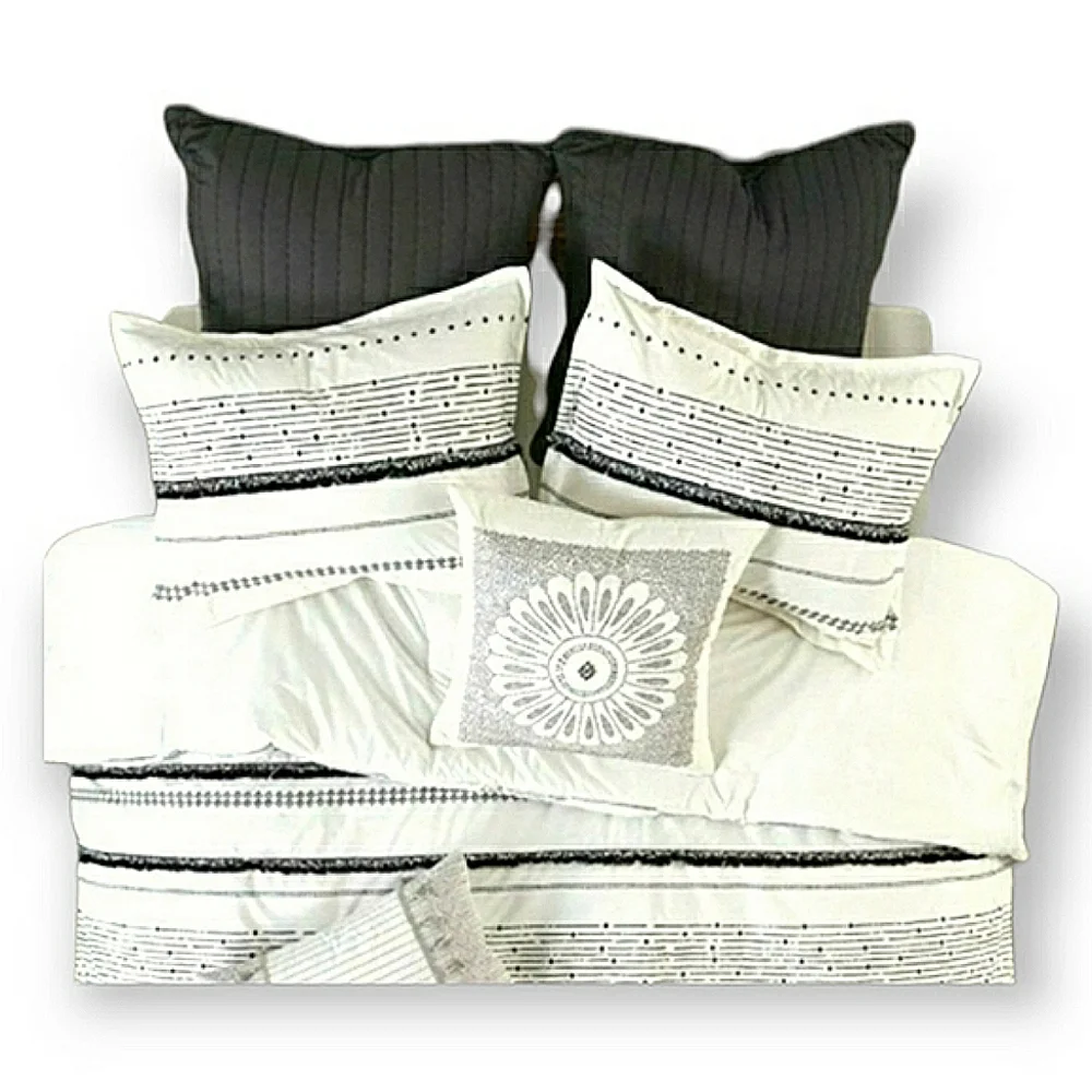 Farm Core Shabby Chic Boho Coastal Minimalist Cotton King Pillowcases Ink & Ivy